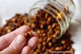 भाजलेले काळे वाटाणे / Roasted Black peas